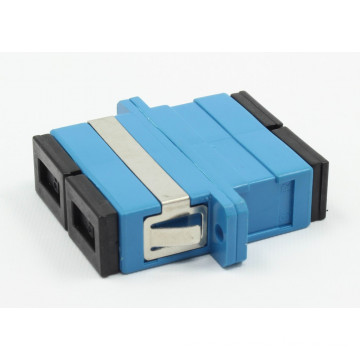 SC/PC Siglemode Duplex Fiber Optic Adapter with Flange